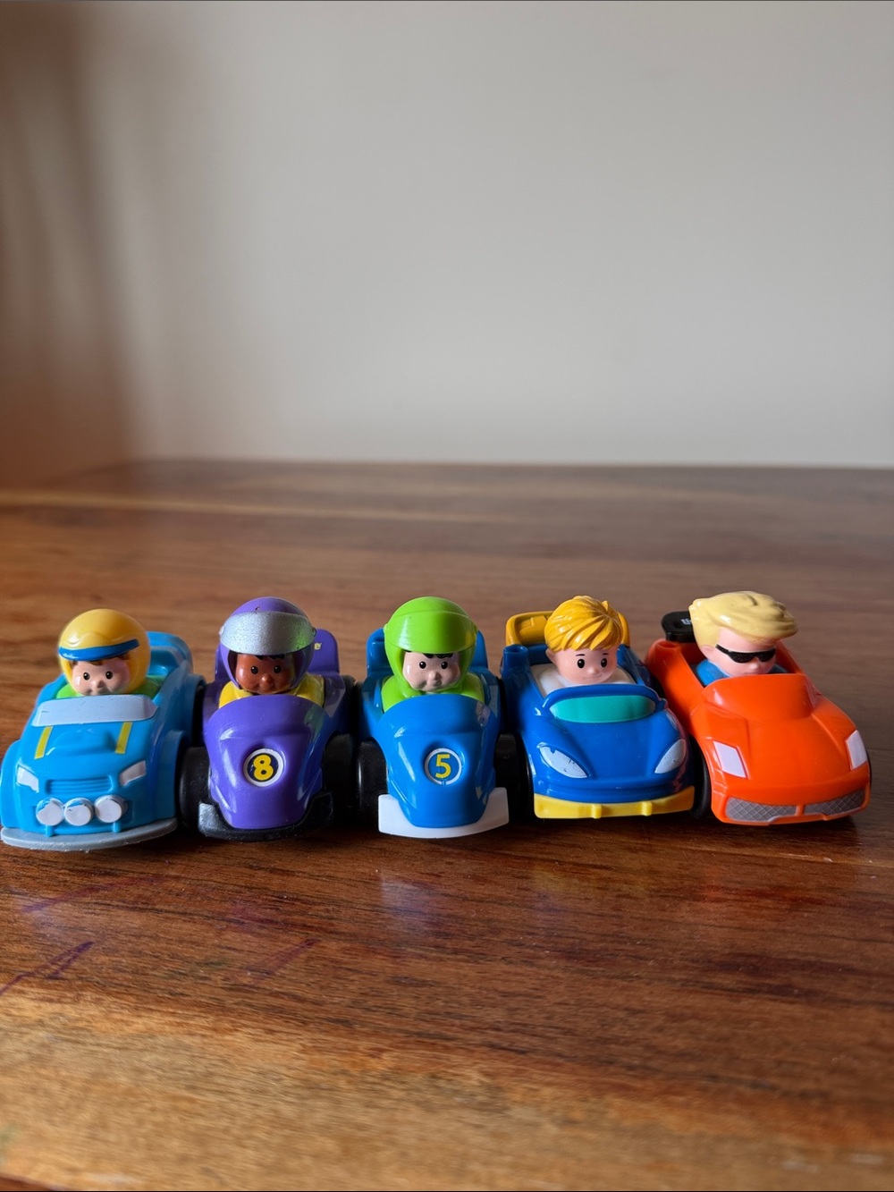 Bundle of Little People Wheelies Racecar Racers